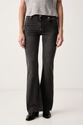 Silvian Heach jeansy flare damskie NALLURI szare GPA26113JE
