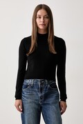 Silvian Heach sweter damski z wiskozą NEIVELI czarny GPA26033LU