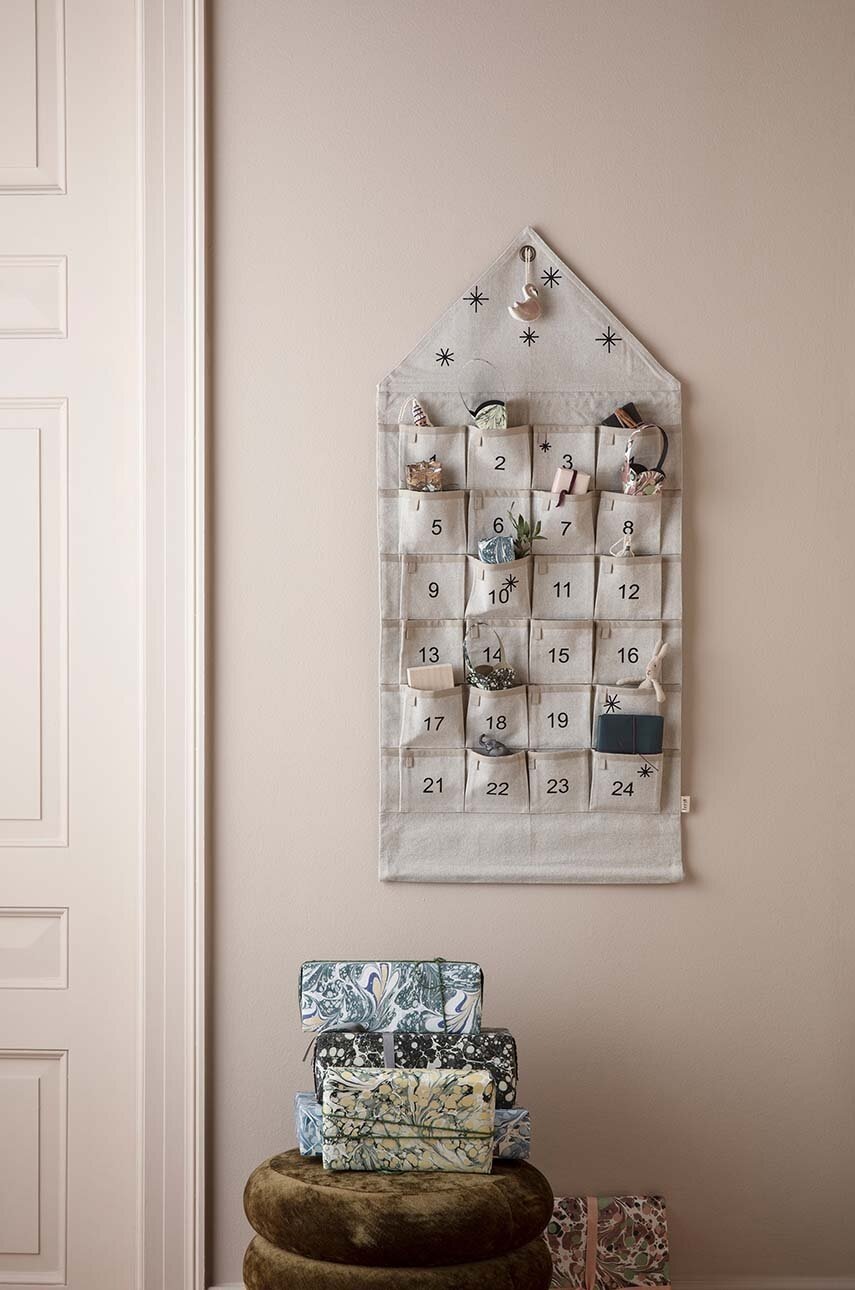 Новогоднее украшение Ferm Living kalendarz adwentowy dla dzieci Star Christmas Calendar, 100 см — фото 4
