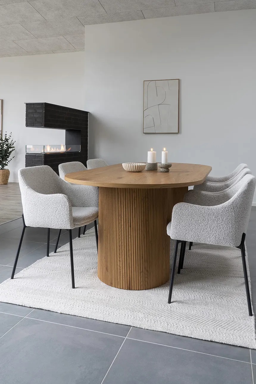 House Nordic Подсвечник декоративный, 2 шт., цемент, серый — фото 6