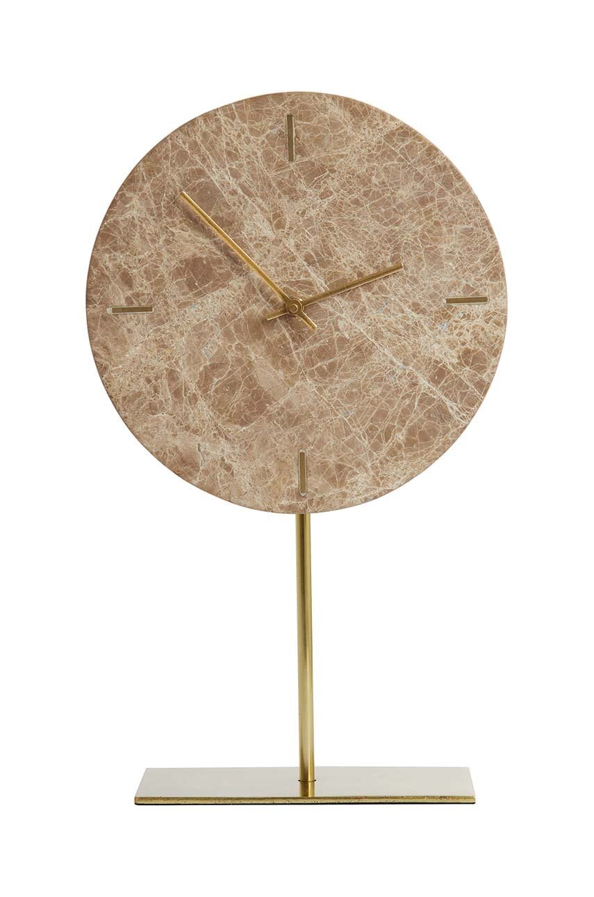 Light & Living Лайт энд Ливинг Часы настольные из камня и металла, 25,5 x 10 x 42,5 см