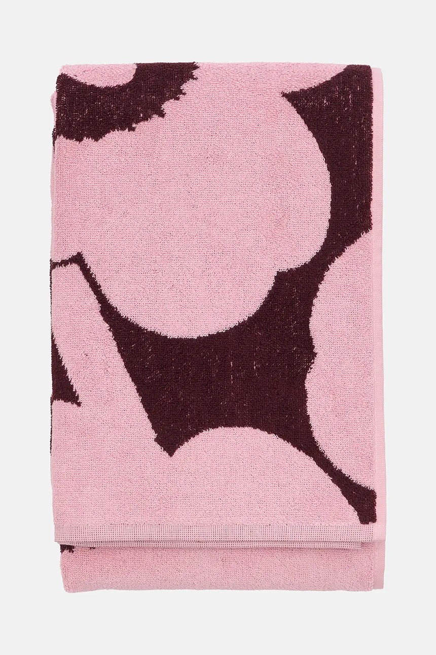 Marimekko Полотенце банное хлопковое, цветочный узор, 70 x 150 см — фото 2