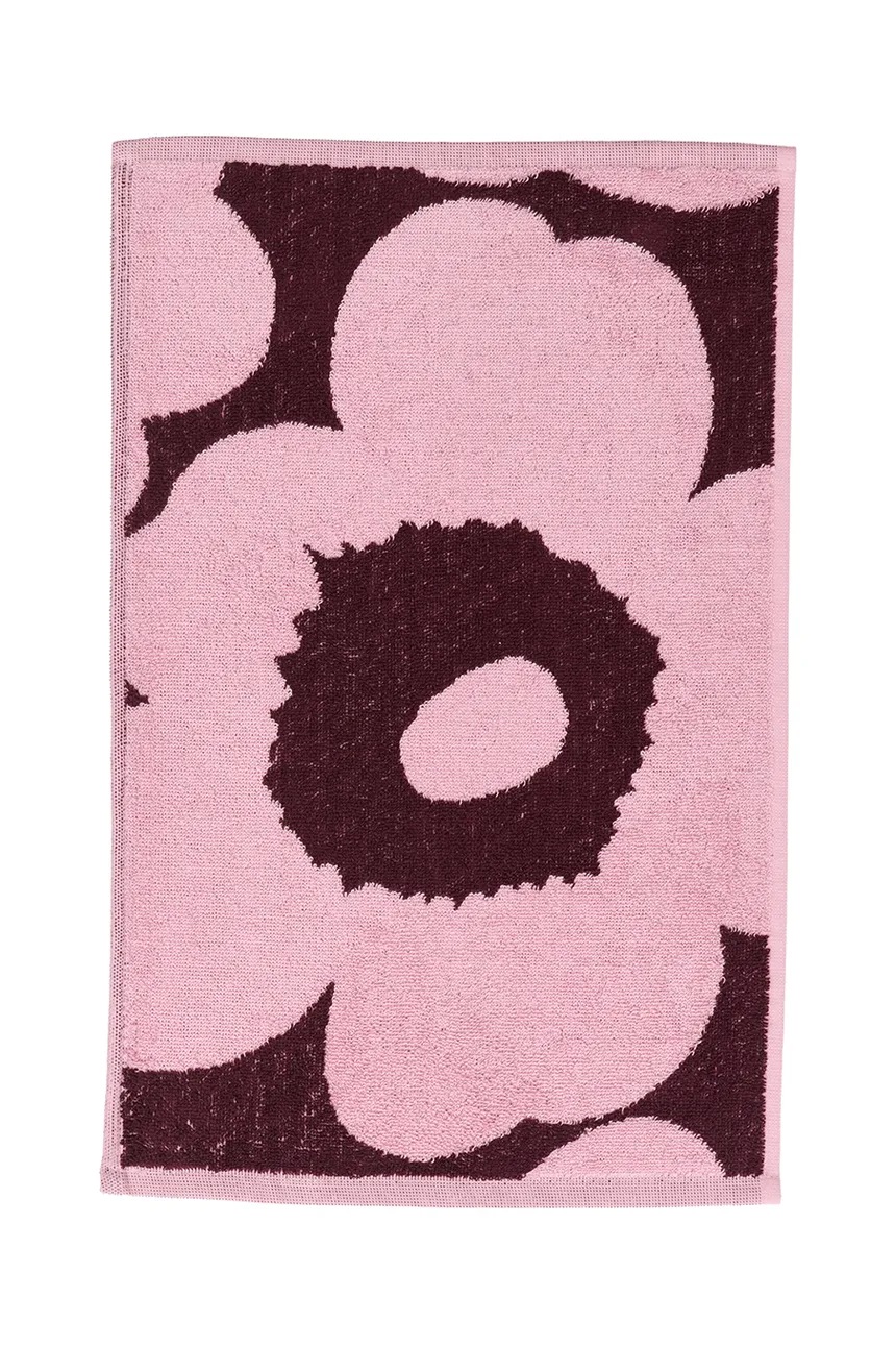 Marimekko Полотенце малое хлопковое, разноцветный цветочный узор, 30 x 50 см — фото 2