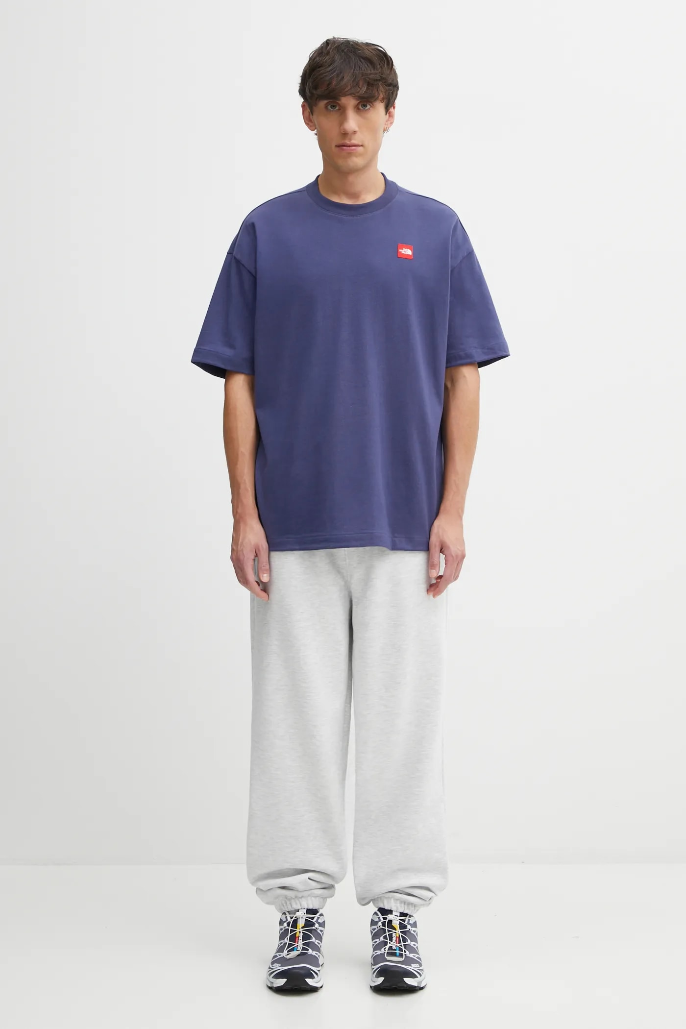 The North Face tricou din bumbac Redbox NF0A8EG5BOT1 albastru