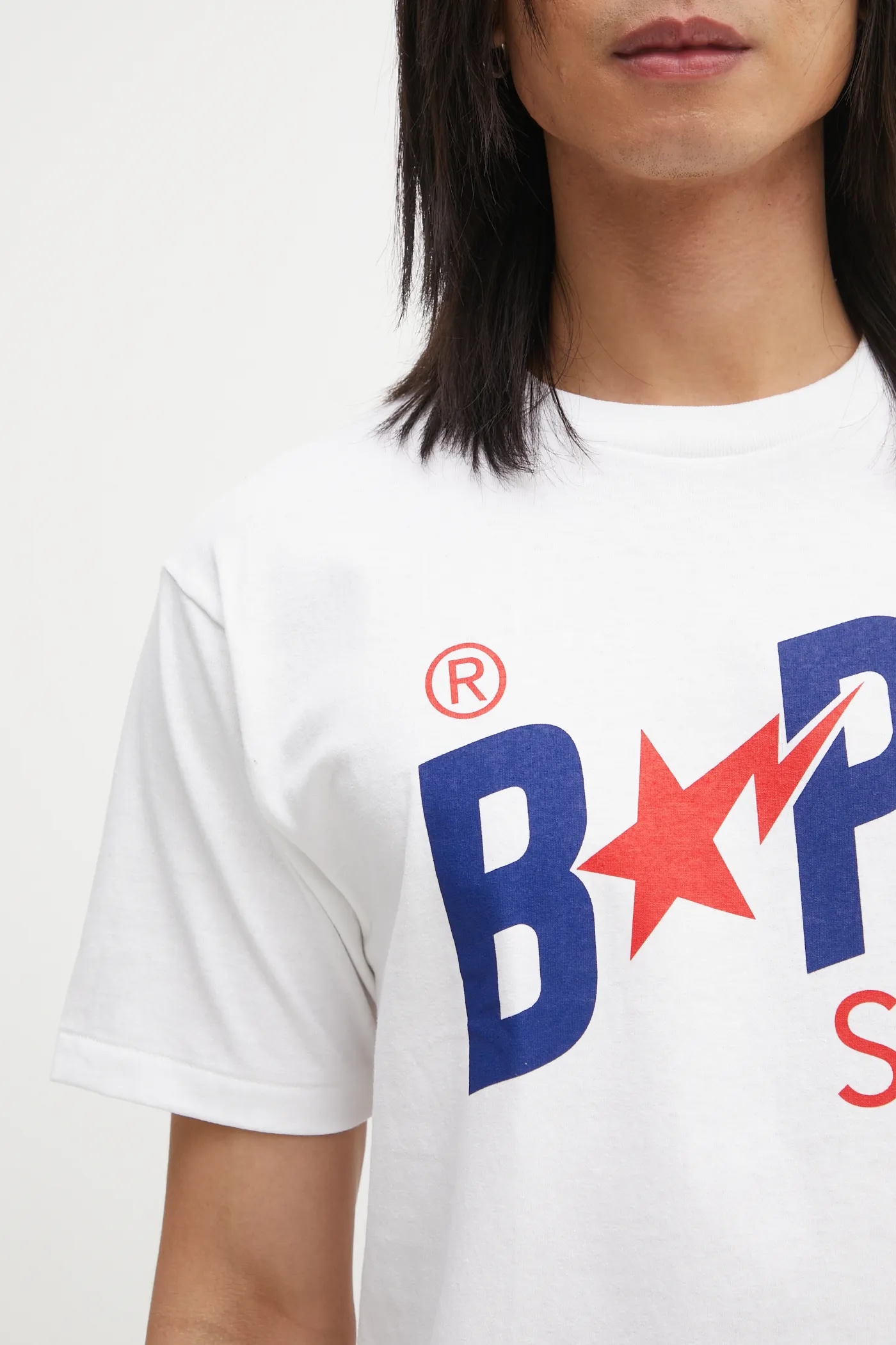 A Bathing Ape t-shirt bawełniany biały 001TEL301022M