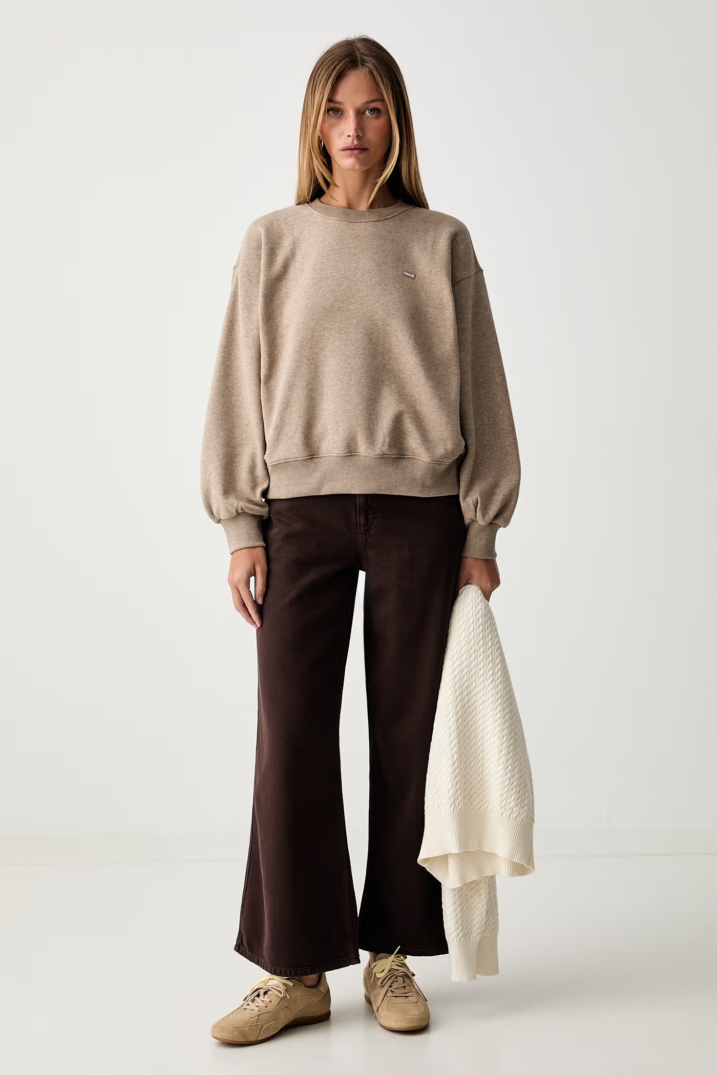 Marc O'Polo джинси wide leg жіночі 5000011068 коричневий AW26