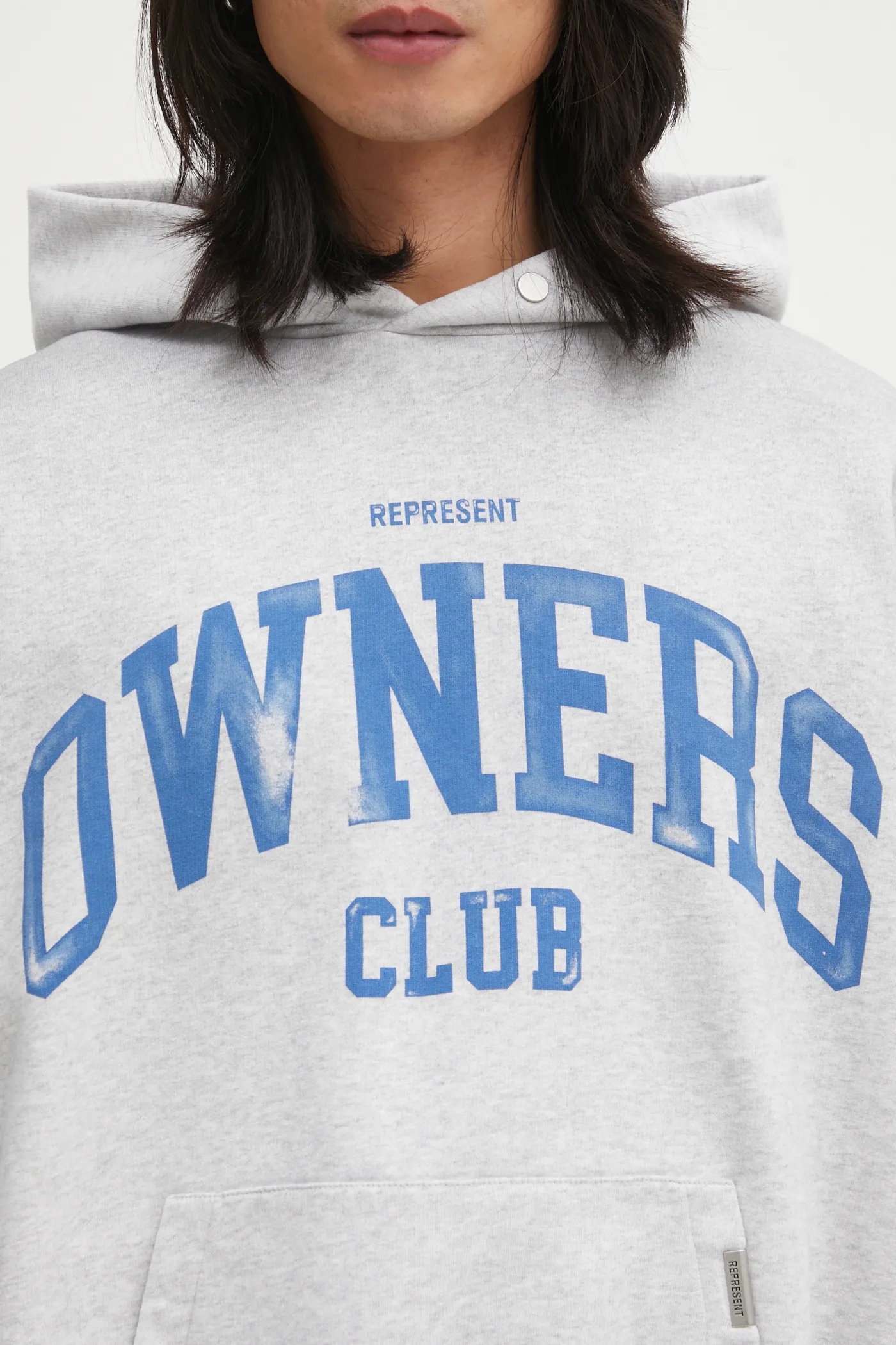 Βαμβακερή μπλούζα Represent Owners γκρί OCM100044.50