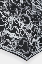 Автоматическая зонт женская Moschino цвет черный