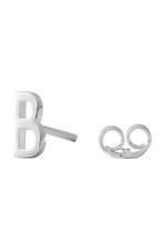 Срібна сережка Design Letters
