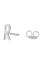 Срібна сережка Design Letters