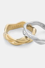 Каблучка жіноча 3 шт. Furla колір золотий