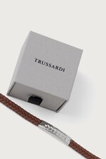 Браслет чоловічий Trussardi колір коричневий