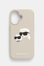 Чохол на телефон Karl Lagerfeld iPhone 16 колір бежевий
