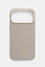Чохол на телефон Lacoste iPhone 17 Pro Max колір бежевий