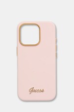 Чохол на телефон Guess iPhone 16 Pro колір рожевий