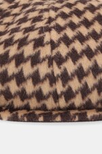 Кашкет Kangol BLOCK ZIG колір коричневий