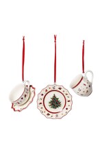 Набір святкових прикрас Villeroy & Boch Toy‘s Delight 3-pack
