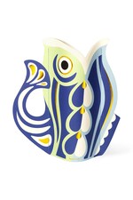 Декоративная ваза Octaevo Fish Blue