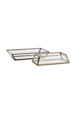 Набір підносів Madam Stoltz 2-pack колір прозорий