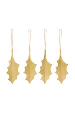 Ялинкова прикраса Ferm Living 4-pack колір жовтий