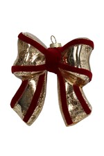 Inne Підвіска ялинкова зі скла Inne 10 x 3 x 8 cm колір золотий