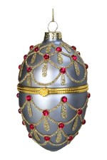 Inne Іграшка ялинкова зі скла Inne 10 x 6 x 6 cm колір барвистий
