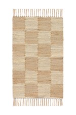 Килим підлоговий джутовий Calma House 90 x 150 cm колір бежевий