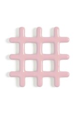 Підставка під гарячий посуд &k amsterdam grid pink колір рожевий