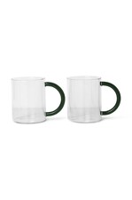 Набор чашек Ferm Living Clea 340 ml 2-pack цвет прозрачный