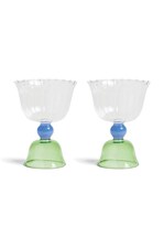 Набір келихів &k amsterdam tulip green 200 ml 2-pack