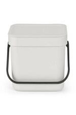 Мусорное ведро Brabantia Sort & Go 3 L цвет серый