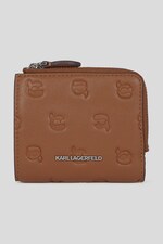 Гаманець Karl Lagerfeld IKON MONOGRAM колір коричневий