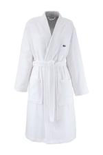 Халат бавовняний Lacoste LLECROCO Blanc M