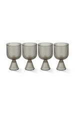 Набір келихів для вина POLSPOTTEN Rooftop 390 ml 4-pack колір сірий
