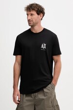 Футболка чоловіча бавовняна Armani Exchange колір чорний