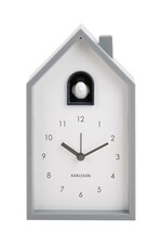 Будильник Karlsson Modern Cuckoo колір сірий