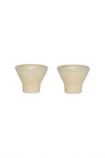 Підставка під яйце OYOY Yuka 2-pack колір бежевий