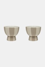 Підставка під яйце OYOY Toppu 2-pack колір бежевий