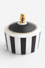 Цукорниця з порцеляни La Mania 200 ml колір чорний