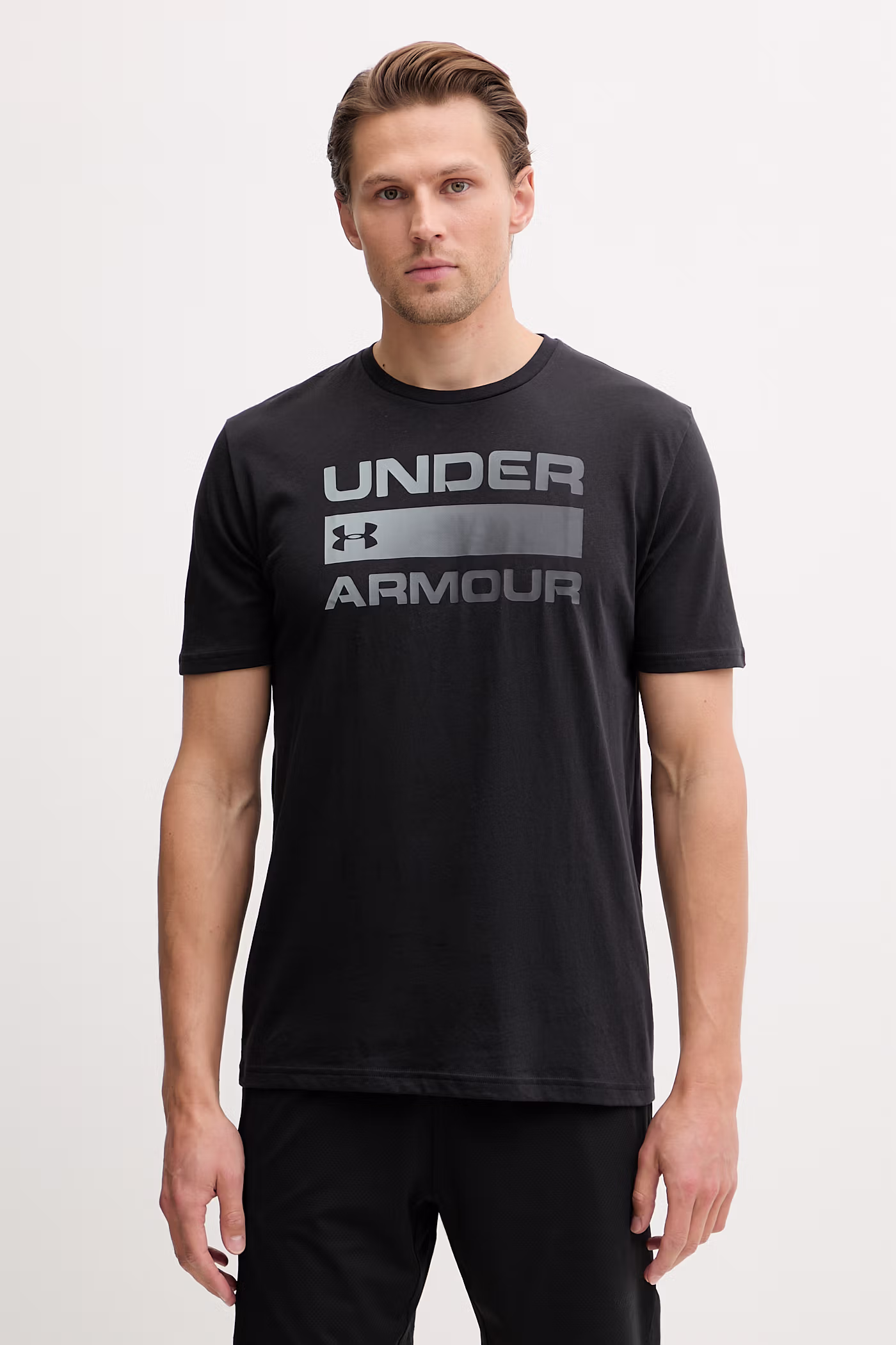 Футболка чоловіча Under Armour TEAM ISSUE WORDMARK колір чорний