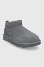 Замшевые сапоги UGG цвет серый