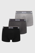 Боксери BOSS (3 - Pack) Trunk 3P Power колір сірий