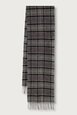 Шарф шерстяной Barbour цвет серый