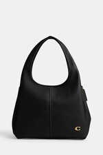 Кожаная сумочка Coach Lana Shoulder Bag цвет черный