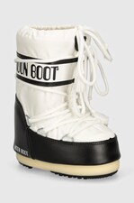 Дитячі чоботи Moon Boot ICON NYLON колір білий