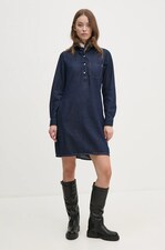Джинсова сукня Pepe Jeans REGULAR PULL-OVER DRESS колір синій