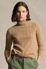 Светр жіночий вовняний Polo Ralph Lauren колір бежевий