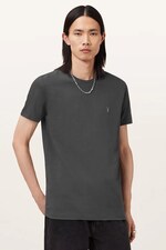 Футболка basic чоловіча бавовняна AllSaints колір сірий