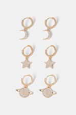 Сережки Aldo 3-pack