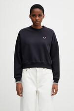Кофта жіноча бавовняна Fred Perry колір темно-синій